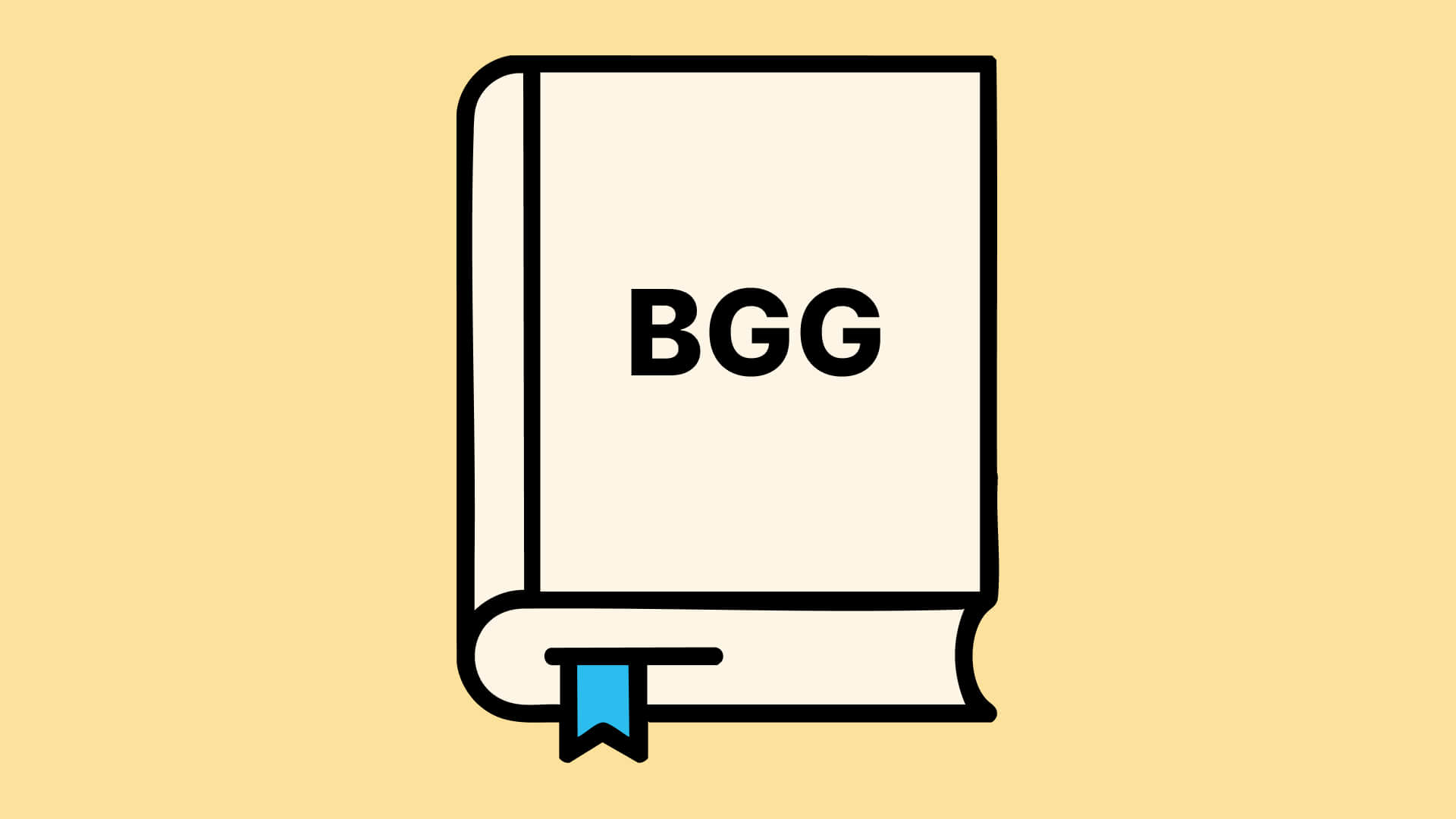 Geschlossenes Buch mit BGG-Aufschrift